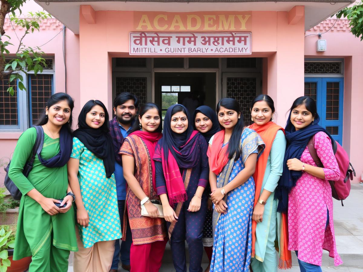 PRIME students outside the Gobichettipalayam academy